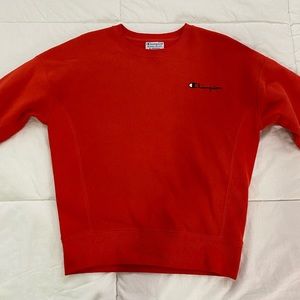 Champion Reverse Weave Red/Orange Sweatshirt